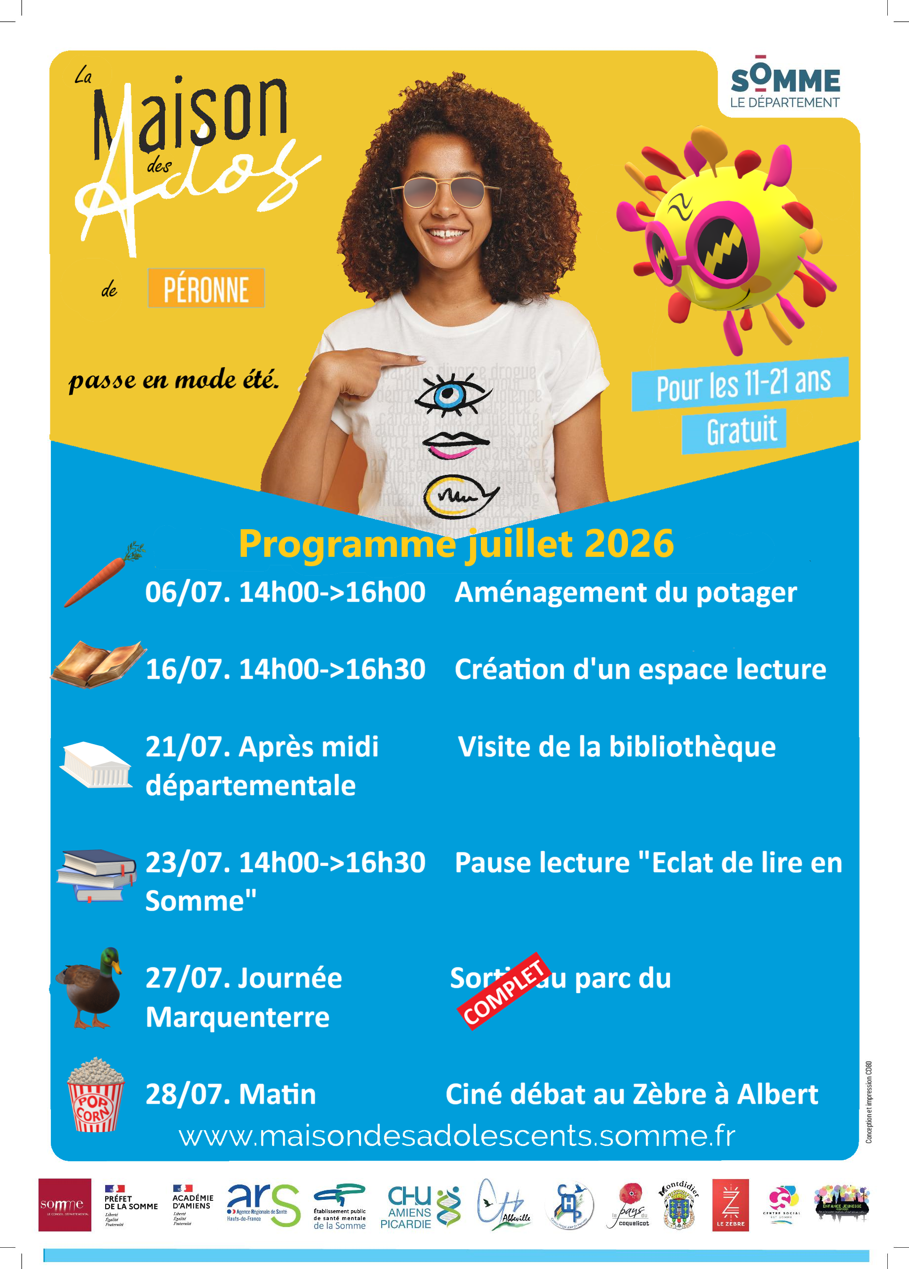 Maison des Adolescents : Les médiations de l'été au sein de l'antenne mobile Est Somme